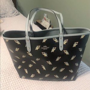 Coach Party Owl Tote & Wallet Set.